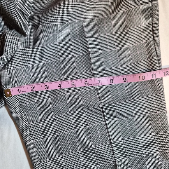 Talbots Petite 14P Hampshire Suit Set - Grey Glen Plaid with Red Windowpane - Picture 12 of 16